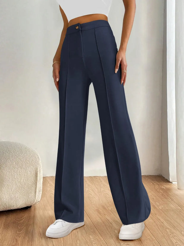 High Waist Wide Leg Pants www.nizzadesign.com