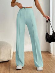High Waist Wide Leg Pants www.nizzadesign.com