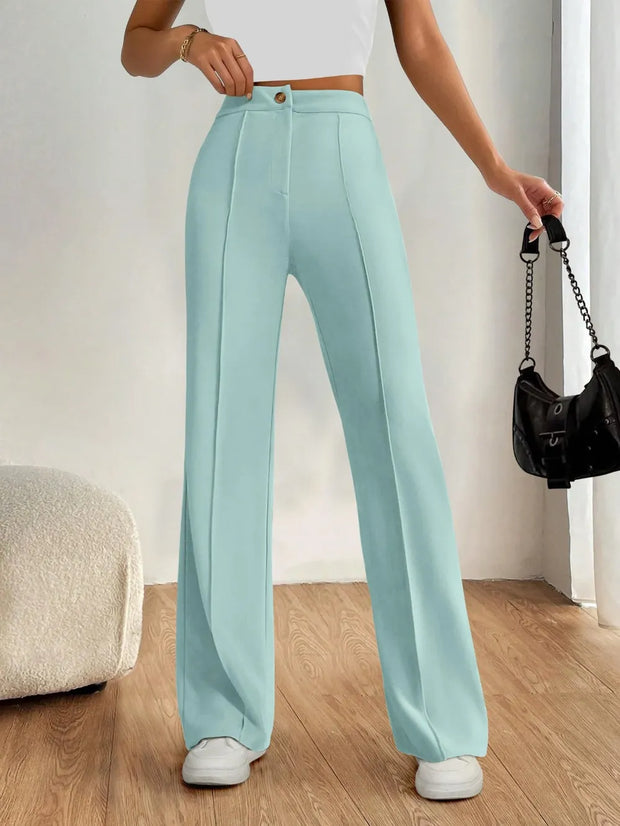 High Waist Wide Leg Pants www.nizzadesign.com