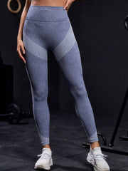 Striped High Waist Active Pants www.nizzadesign.com