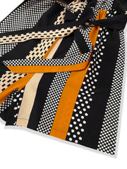 Tied Color Block Sleeveless Romper www.nizzadesign.com