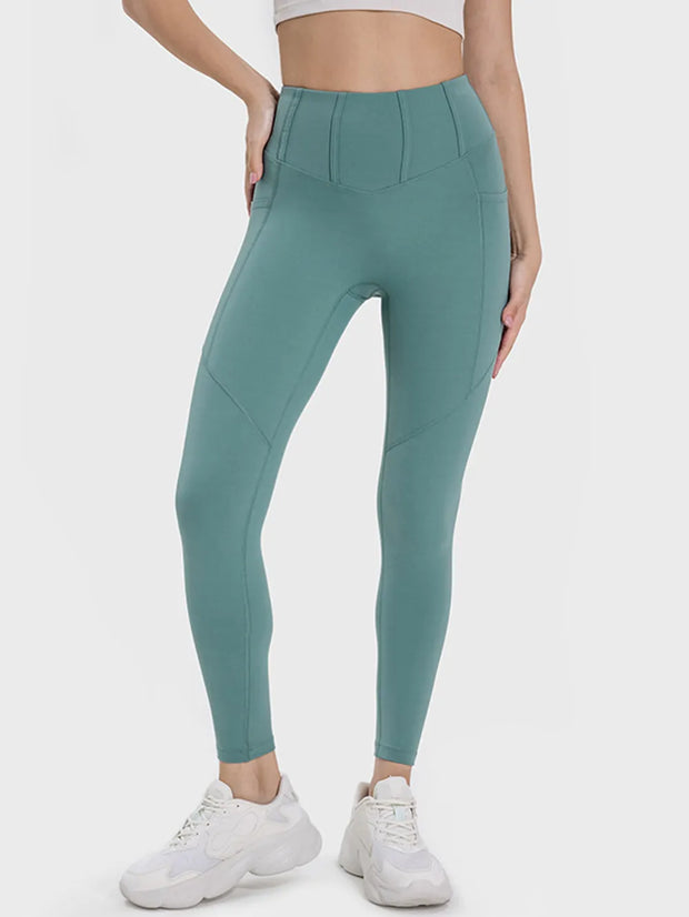 Millennia Pocketed High Waist Active Leggings www.nizzadesign.com