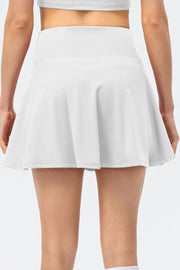 High Waist Wide Waistband Active Skirt www.nizzadesign.com