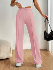 High Waist Wide Leg Pants www.nizzadesign.com
