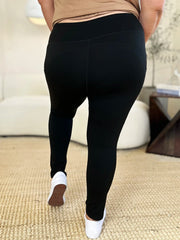Wide Waistband Sports Leggings www.nizzadesign.com