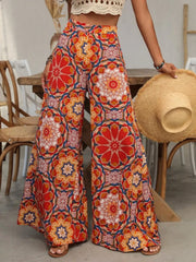 Printed Wide Leg Pants www.nizzadesign.com