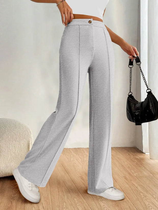 High Waist Wide Leg Pants www.nizzadesign.com
