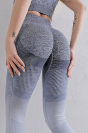 Gradient High Waist Sports Leggings www.nizzadesign.com