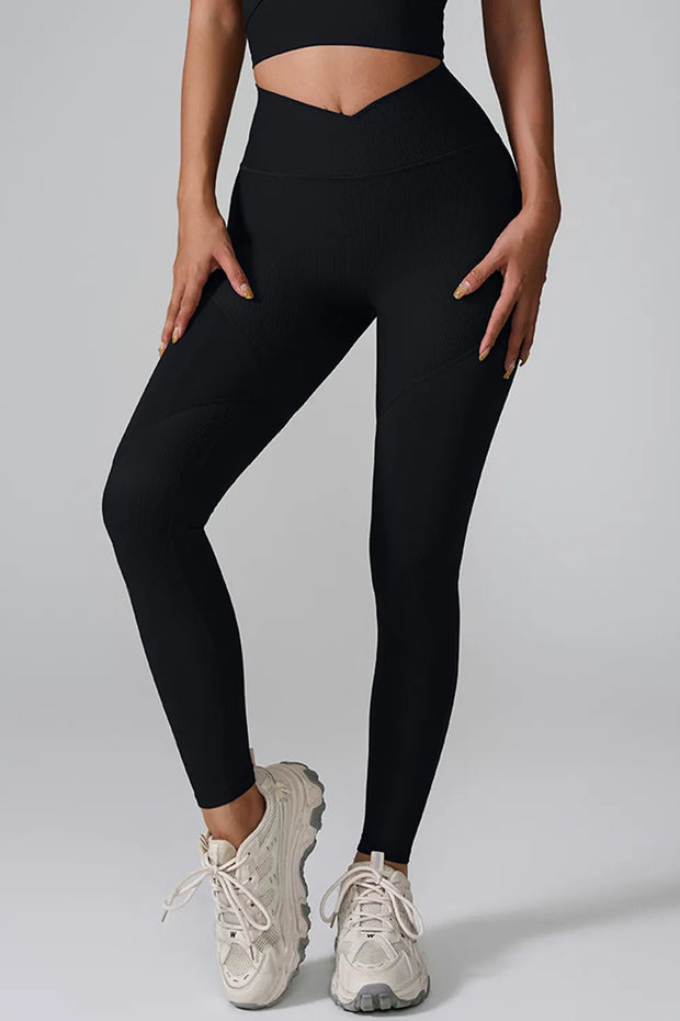 High Waist Active Leggings Black www.nizzadesign.com