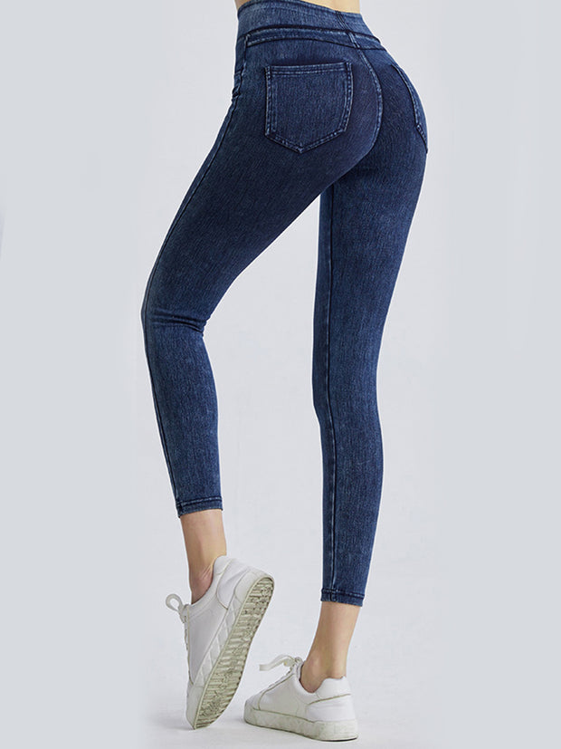 Wide Waistband Sports Leggings www.nizzadesign.com