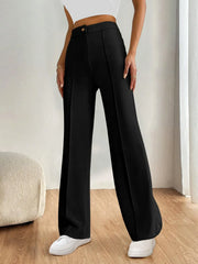 High Waist Wide Leg Pants www.nizzadesign.com