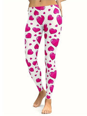 Heart Print Skinny Pants www.nizzadesign.com