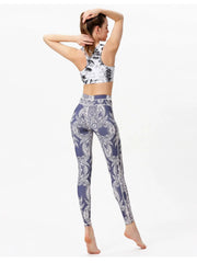 Printed Active High Waist Leggings www.nizzadesign.com