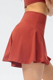 High Waist Wide Waistband Active Skirt www.nizzadesign.com