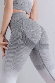 Gradient High Waist Sports Leggings www.nizzadesign.com