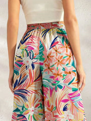 Printed Wide Leg Pants www.nizzadesign.com