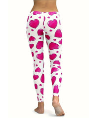 Heart Print Skinny Pants www.nizzadesign.com