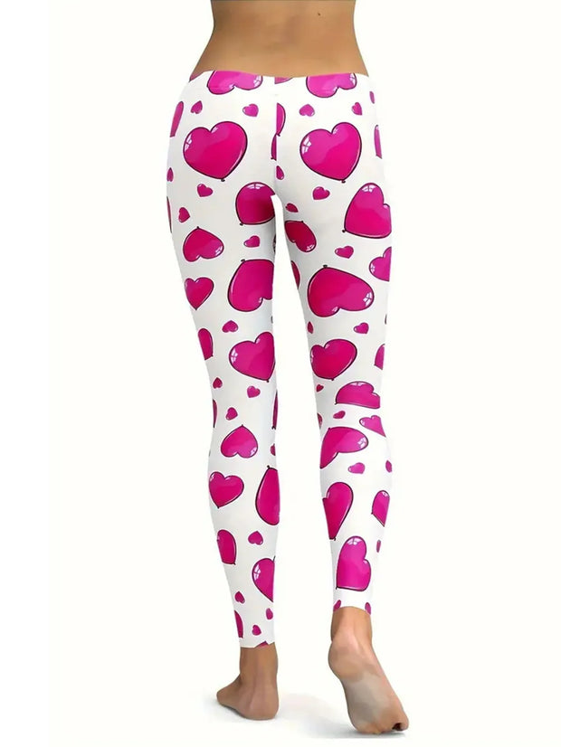 Heart Print Skinny Pants www.nizzadesign.com
