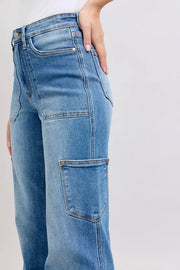 Judy Blue Full Size High Waist 90's Straight Jeans Plus Size www.nizzadesign.com
