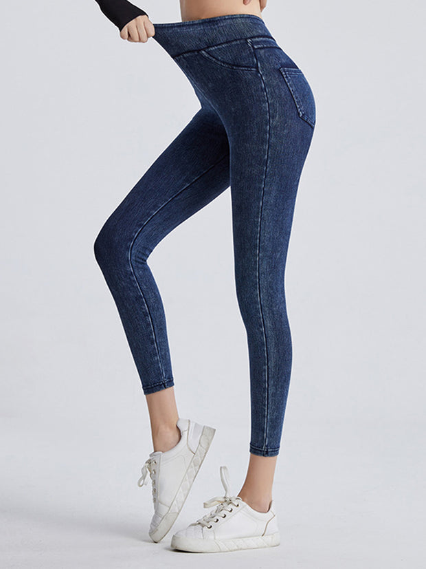 Wide Waistband Sports Leggings www.nizzadesign.com