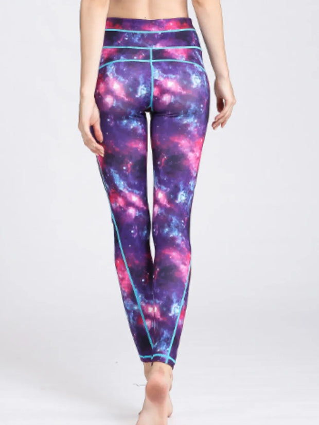 Printed Active High Waist Leggings www.nizzadesign.com