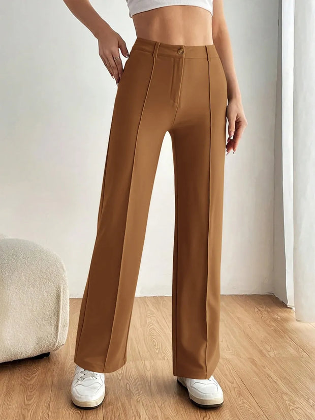 High Waist Wide Leg Pants www.nizzadesign.com