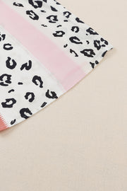 Leopard Color Block Smocked Jumpsuit www.nizzadesign.com