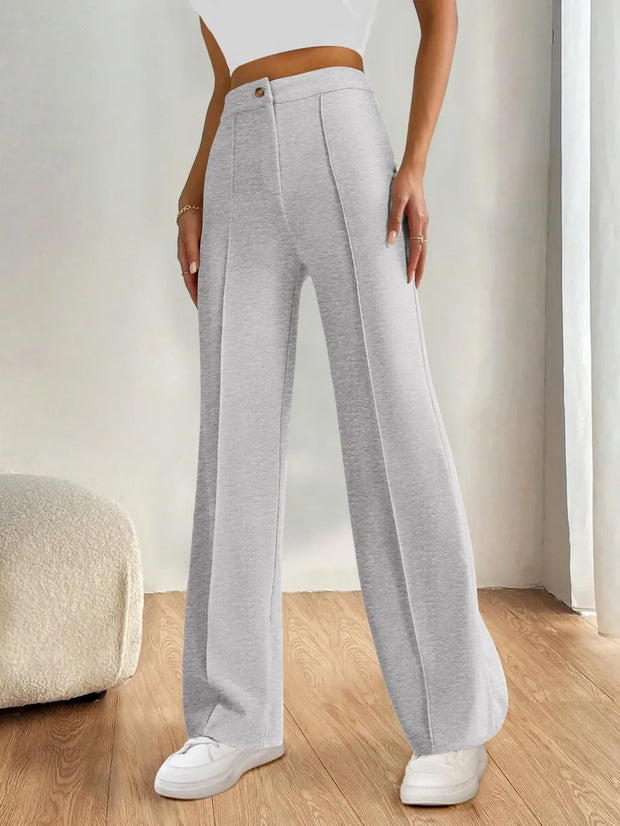 High Waist Wide Leg Pants www.nizzadesign.com