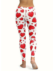 Heart Print Skinny Pants www.nizzadesign.com
