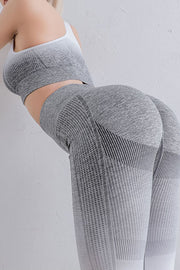 Gradient High Waist Sports Leggings www.nizzadesign.com