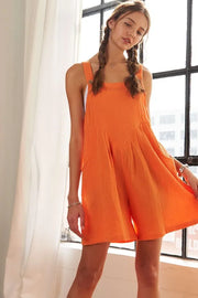 ADORA Wide Leg Overall Romper www.nizzadesign.com