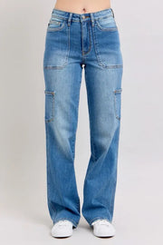 Judy Blue Full Size High Waist 90's Straight Jeans Plus Size MD www.nizzadesign.com