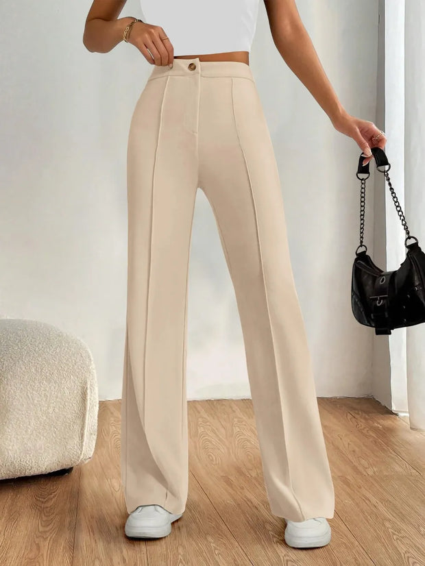 High Waist Wide Leg Pants www.nizzadesign.com