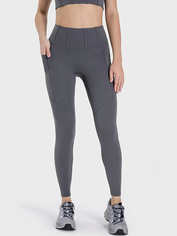 Millennia Pocketed High Waist Active Leggings www.nizzadesign.com