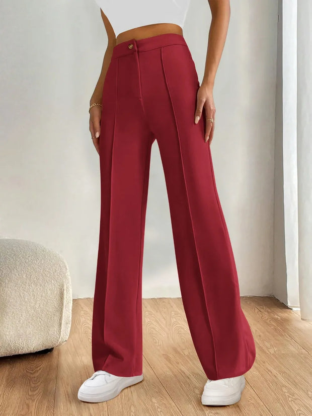 High Waist Wide Leg Pants www.nizzadesign.com