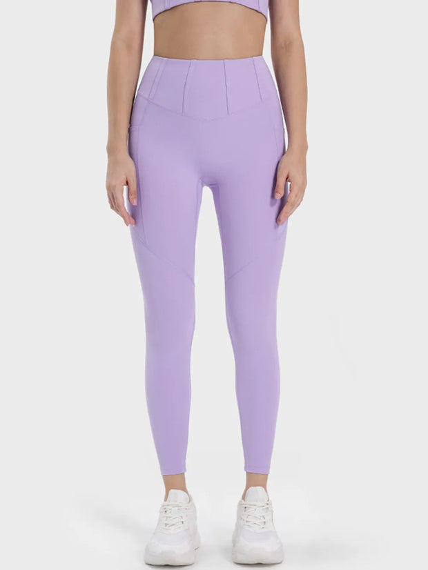 Millennia Pocketed High Waist Active Leggings www.nizzadesign.com