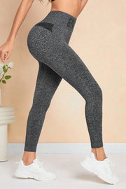 GYM WEAR High Waist Active Leggings Gray www.nizzadesign.com