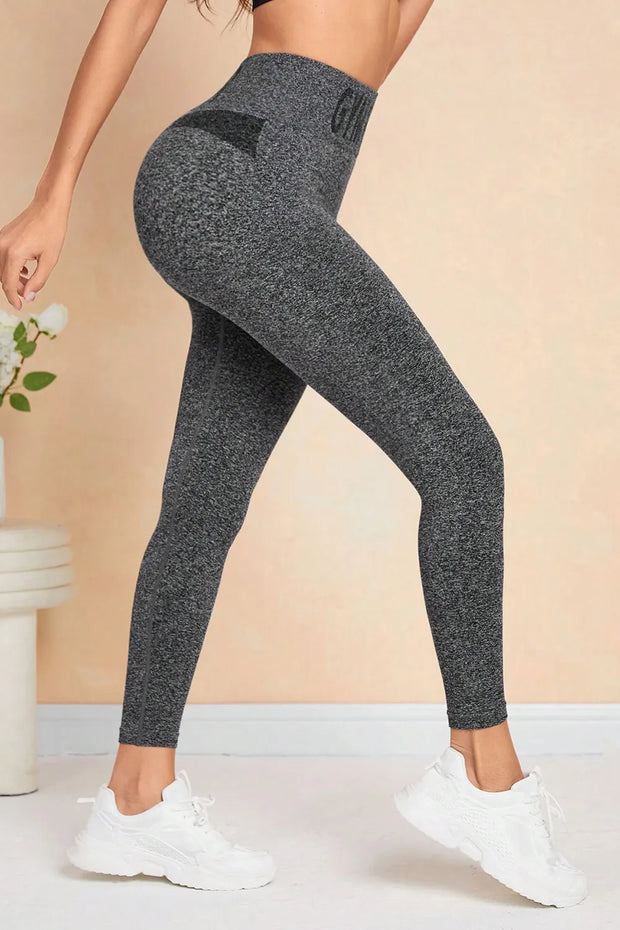 GYM WEAR High Waist Active Leggings Gray www.nizzadesign.com