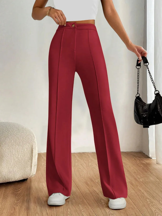 High Waist Wide Leg Pants www.nizzadesign.com