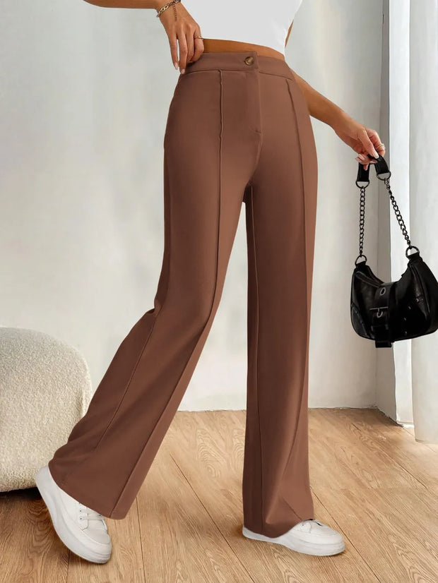 High Waist Wide Leg Pants www.nizzadesign.com