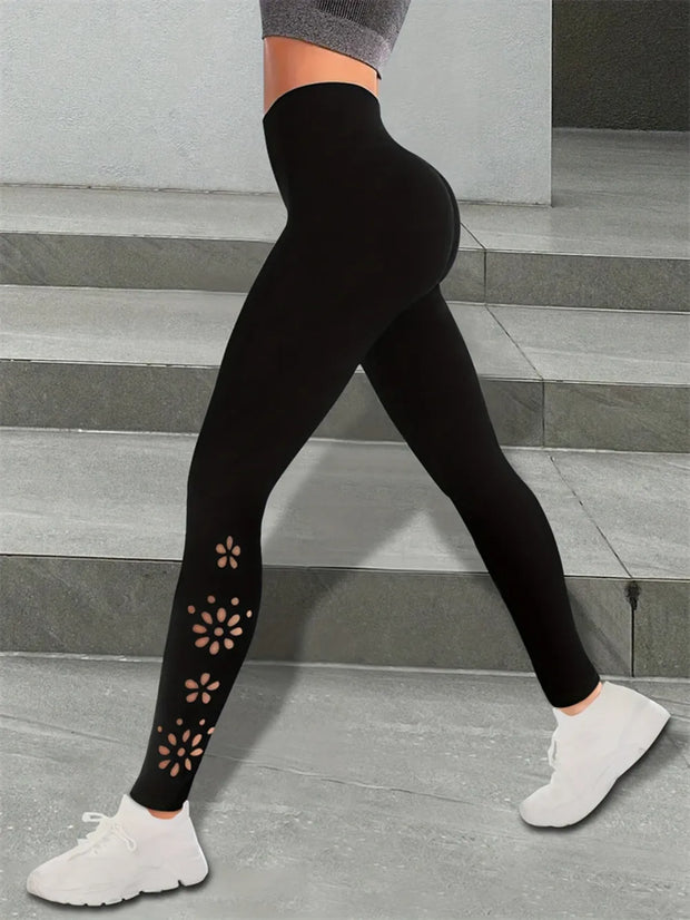 Cutout High Rise Leggings www.nizzadesign.com