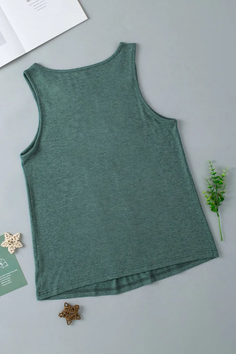 V-Neck Wide Strap Tank www.nizzadesign.com
