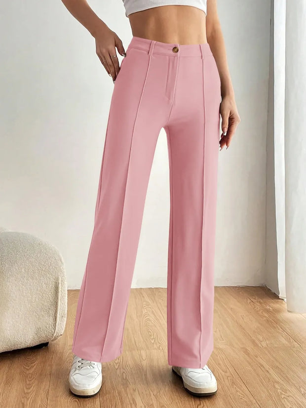 High Waist Wide Leg Pants www.nizzadesign.com