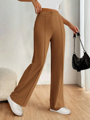High Waist Wide Leg Pants www.nizzadesign.com