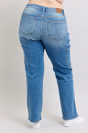 Judy Blue Full Size High Waist 90's Straight Jeans Plus Size www.nizzadesign.com