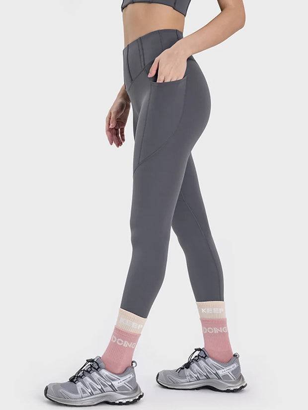 Millennia Pocketed High Waist Active Leggings www.nizzadesign.com