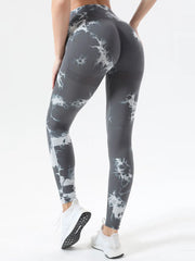 Tie-Dye High Waist Active Leggings www.nizzadesign.com