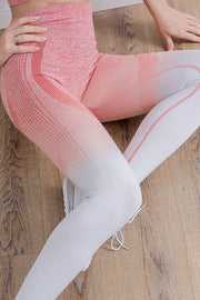 Gradient High Waist Sports Leggings www.nizzadesign.com
